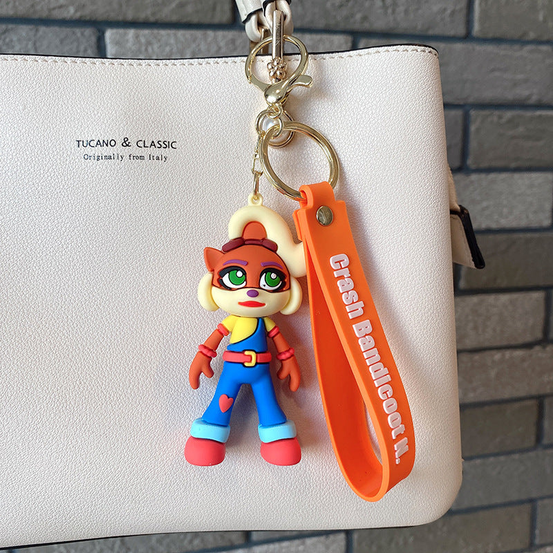 Wholesale Cartoon Cute Silicone Keychain ACC-KC-Lanb004