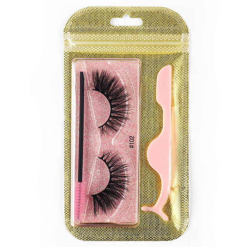 Wholesale Natural Thick 3d False Eyelashes ACC-FS-LJL001