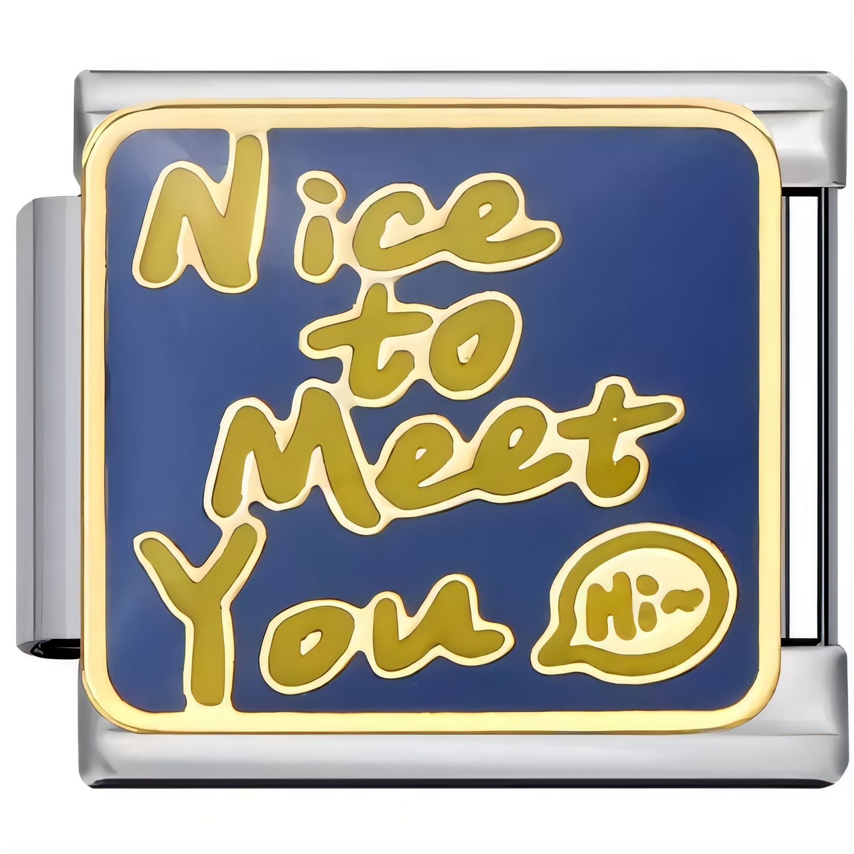 Wholesale  Italian Charm Bracelet 9mm DIY Cartoon Heart Letter   Creative Stainless Steel Composable Bracelet