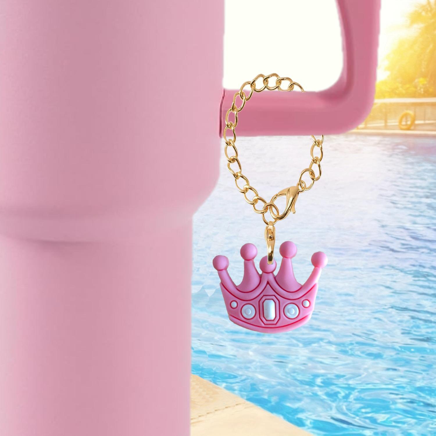 Wholesale Bow Crown Soft Rubber Hanging Chain Cup Accessories Chain ACC-CA-XieJi001