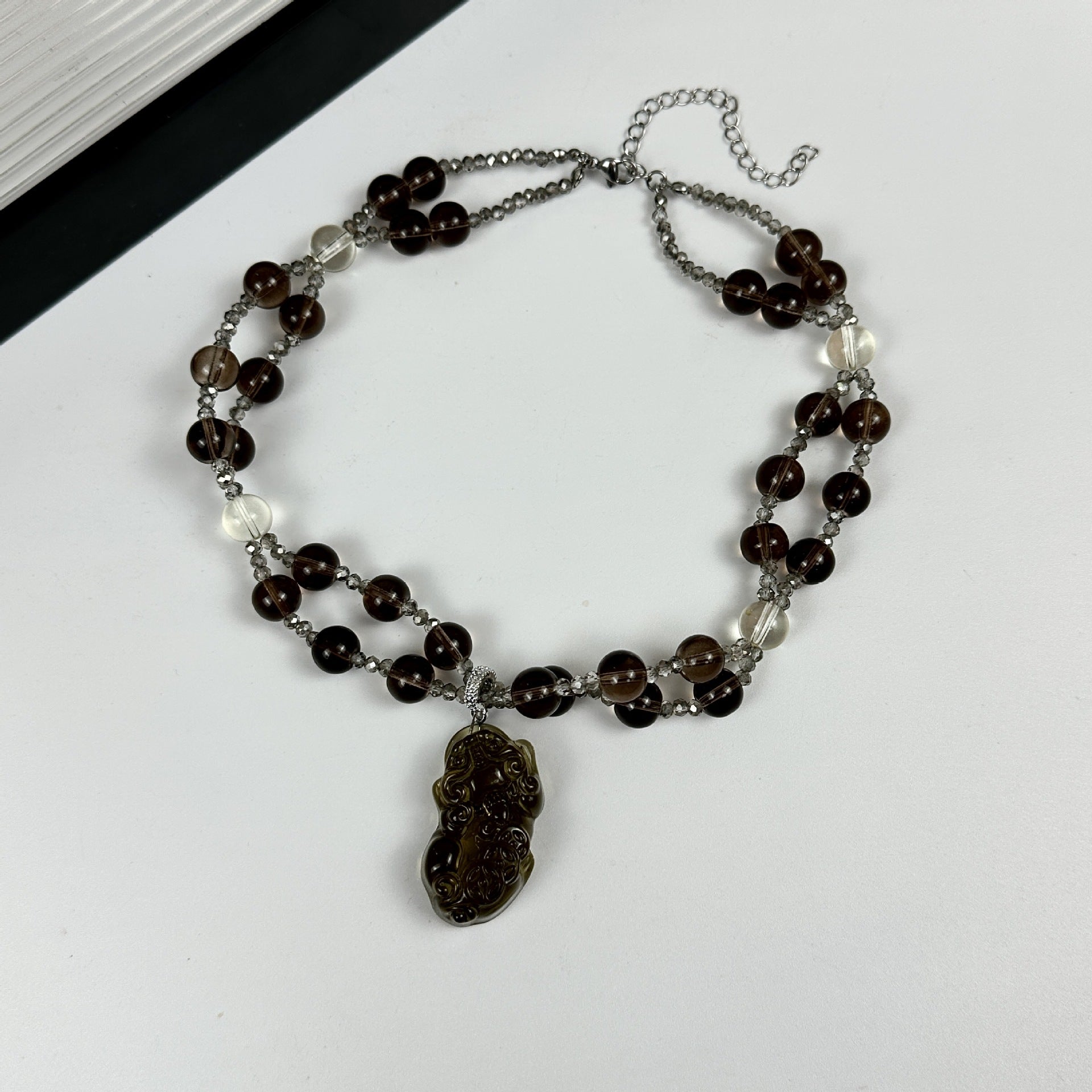 Wholesale Natural Tiger Eye Crystal Necklace