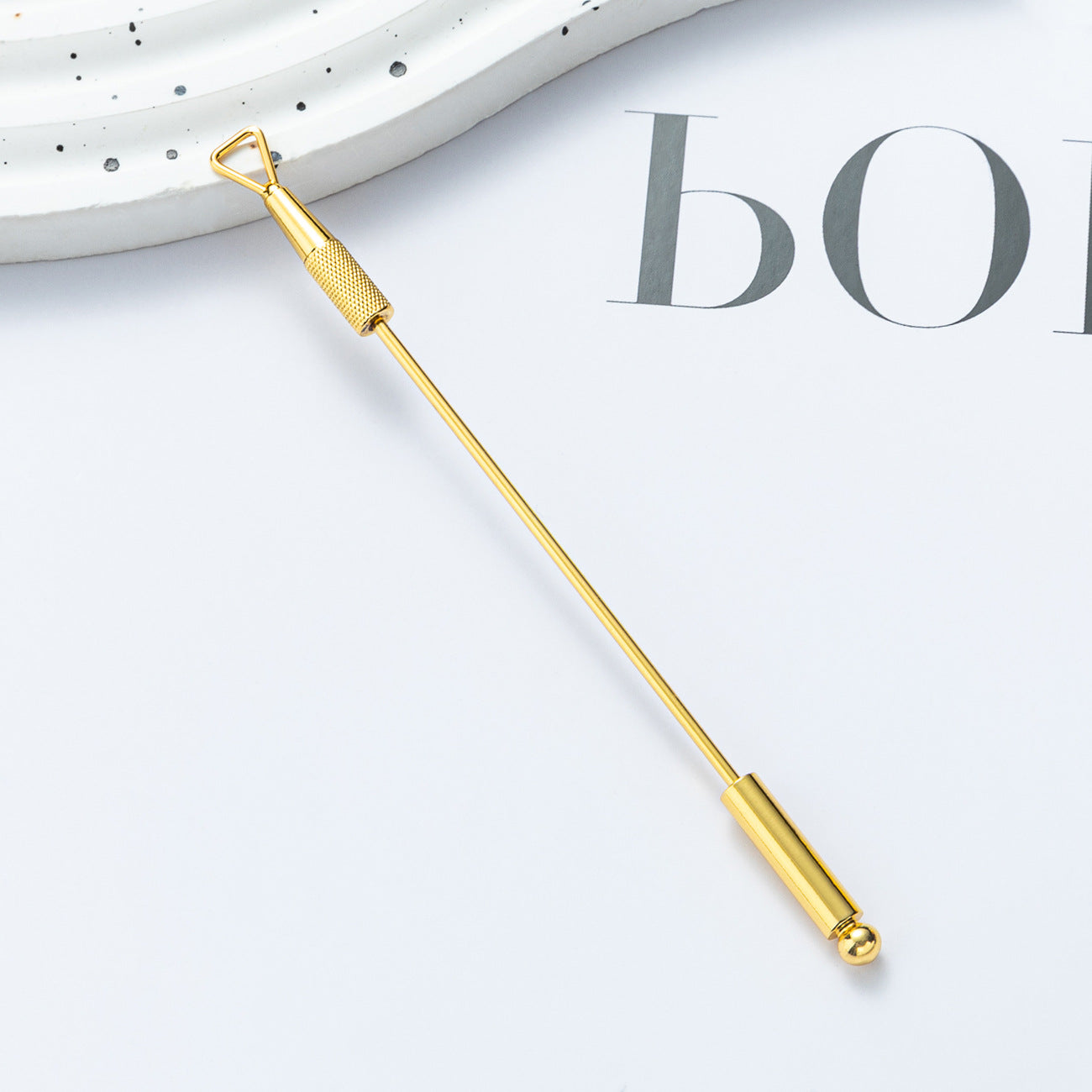 Wholesale DIY Beaded Stainless Steel Double Head Nail Art Remover Nail Art Tools ACC-NS-HuaH001