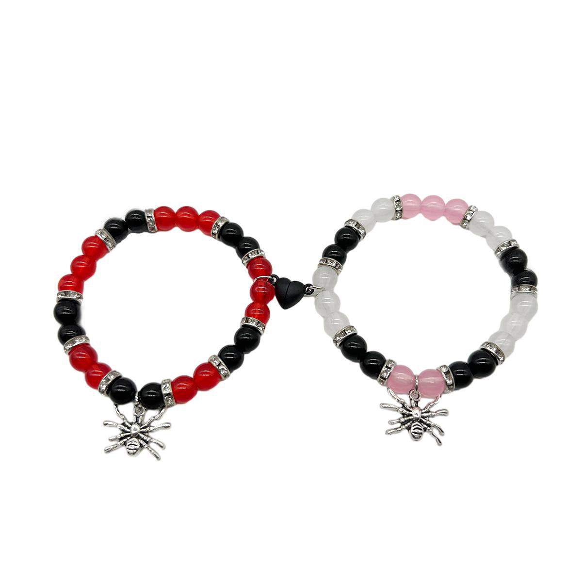 Wholesale Halloween Red and Black Beaded Bracelet ACC-BT-Nanh009