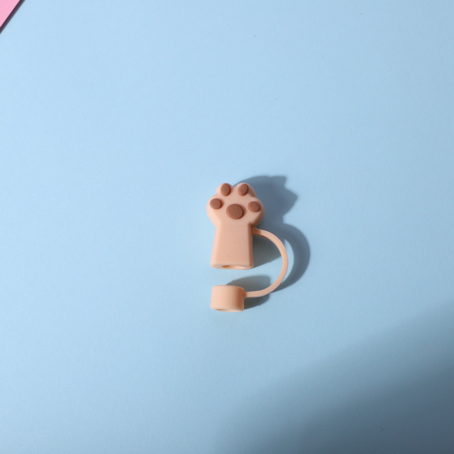 Wholesale Cartoon cute cat claw dustproof straw cover