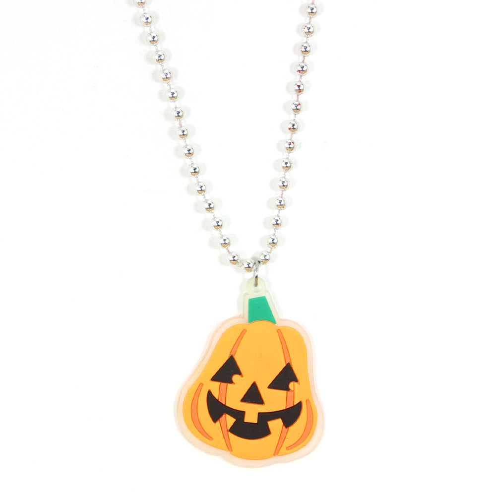 Wholesale Halloween Pumpkin Bat Necklaces ACC-NE-Shengh005