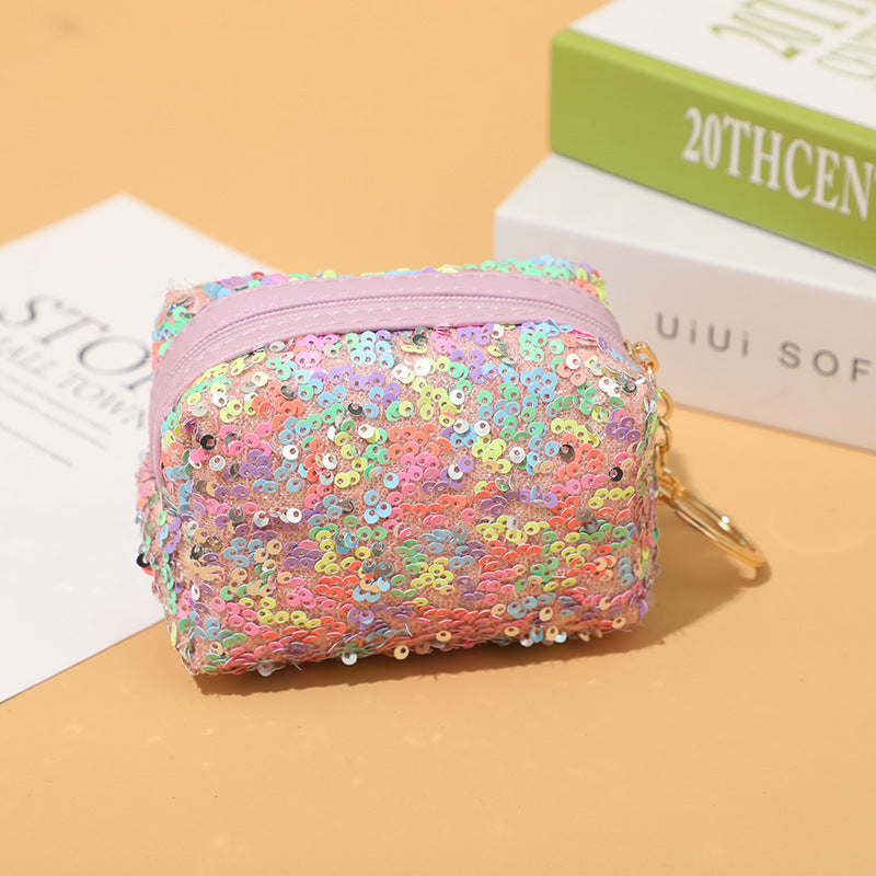 Wholesale Mini Sequin Coin Purse Keychain Keychain Wallet ACC-KC-YouMei002