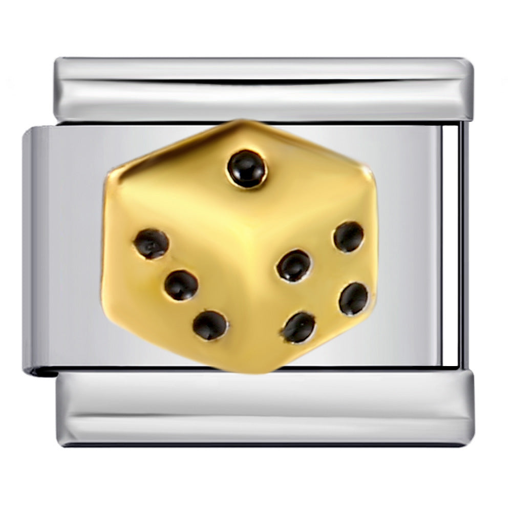 Wholesale Italian Charm Bracelet 9mm DIY Splicing Removable Stainless Steel Composable Bracelet