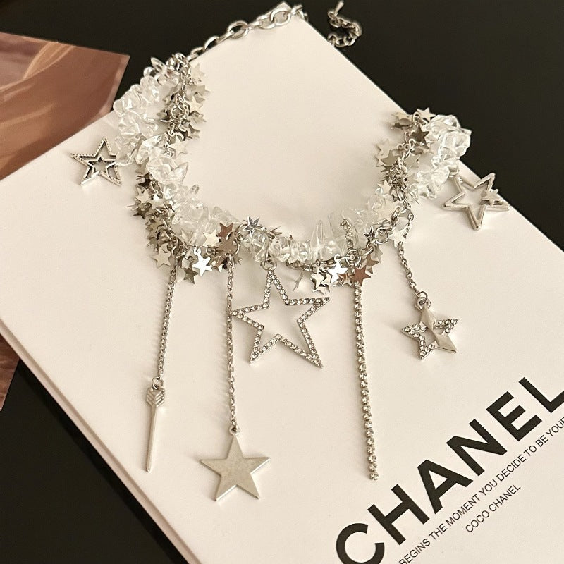 Wholesale Tassel Choker Necklace  Clavicle Chain