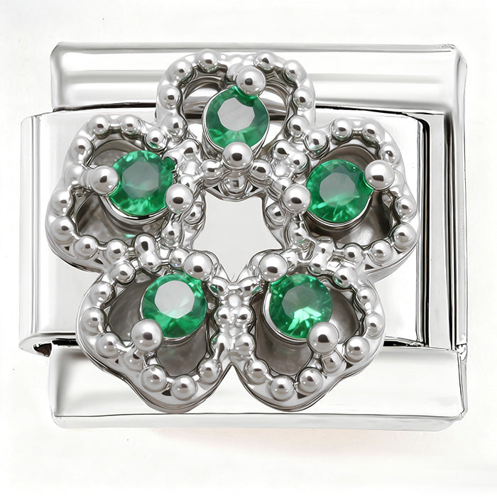 Wholesale  Italian Charm Bracelet 9mm DIY Christmas  Creative Stainless Steel Composable Bracelet