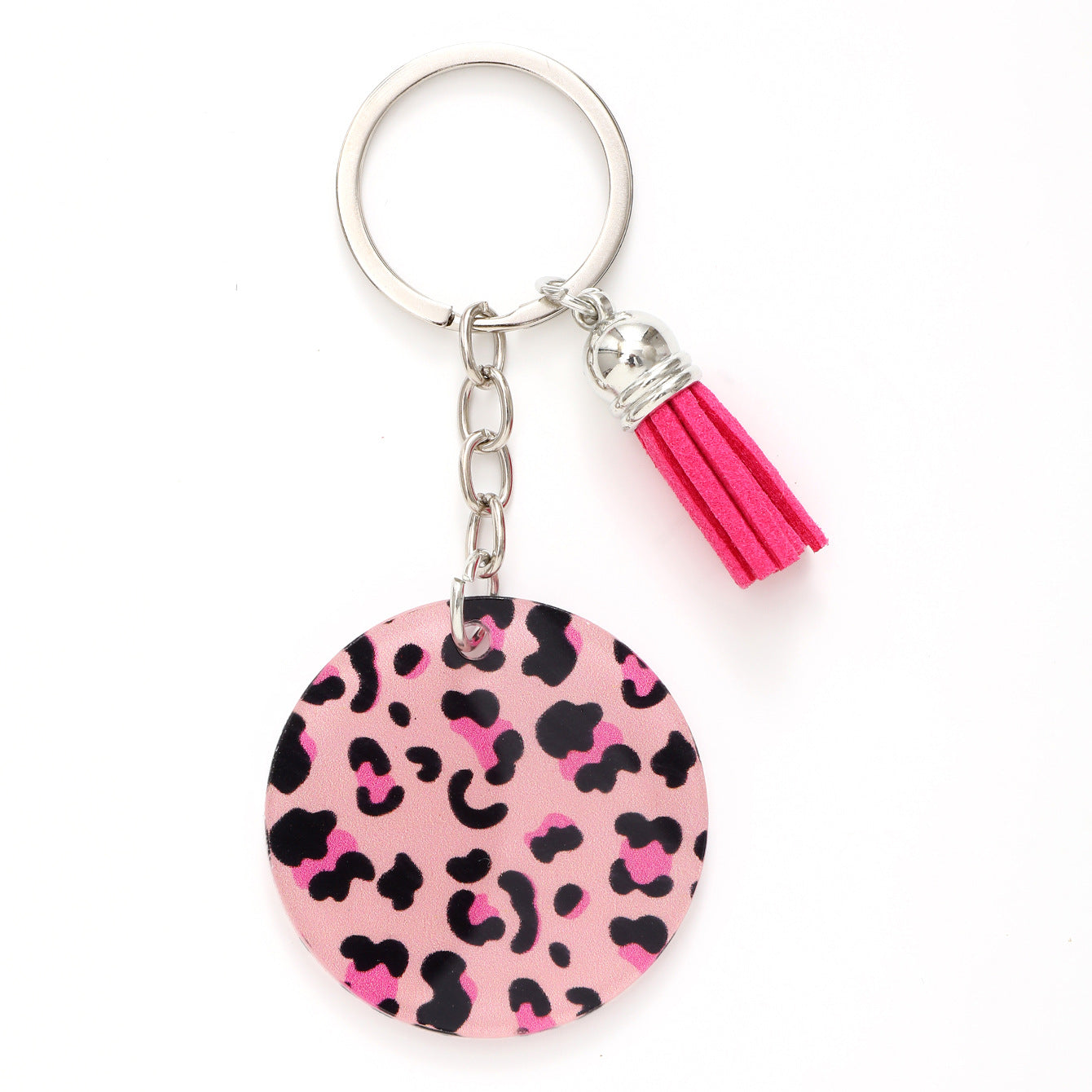 Wholesale Rainbow MOM Mother's Day Leopard Print Acrylic Keychain ACC-KC-YTian015