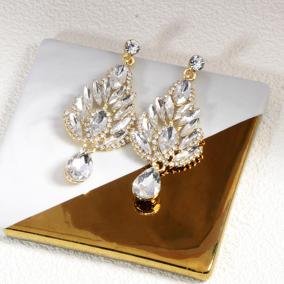 Wholesale Rhinestone Earrings Long Crystal Earrings Luxury Earrings ACC-ES-YiN003