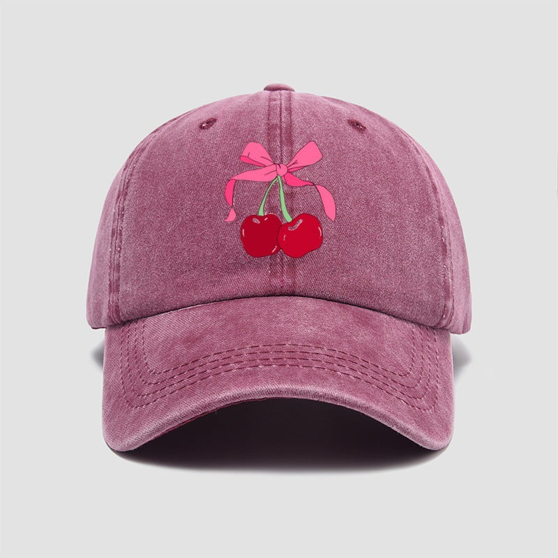 Wholesale Cherry Bow Baseball Cap