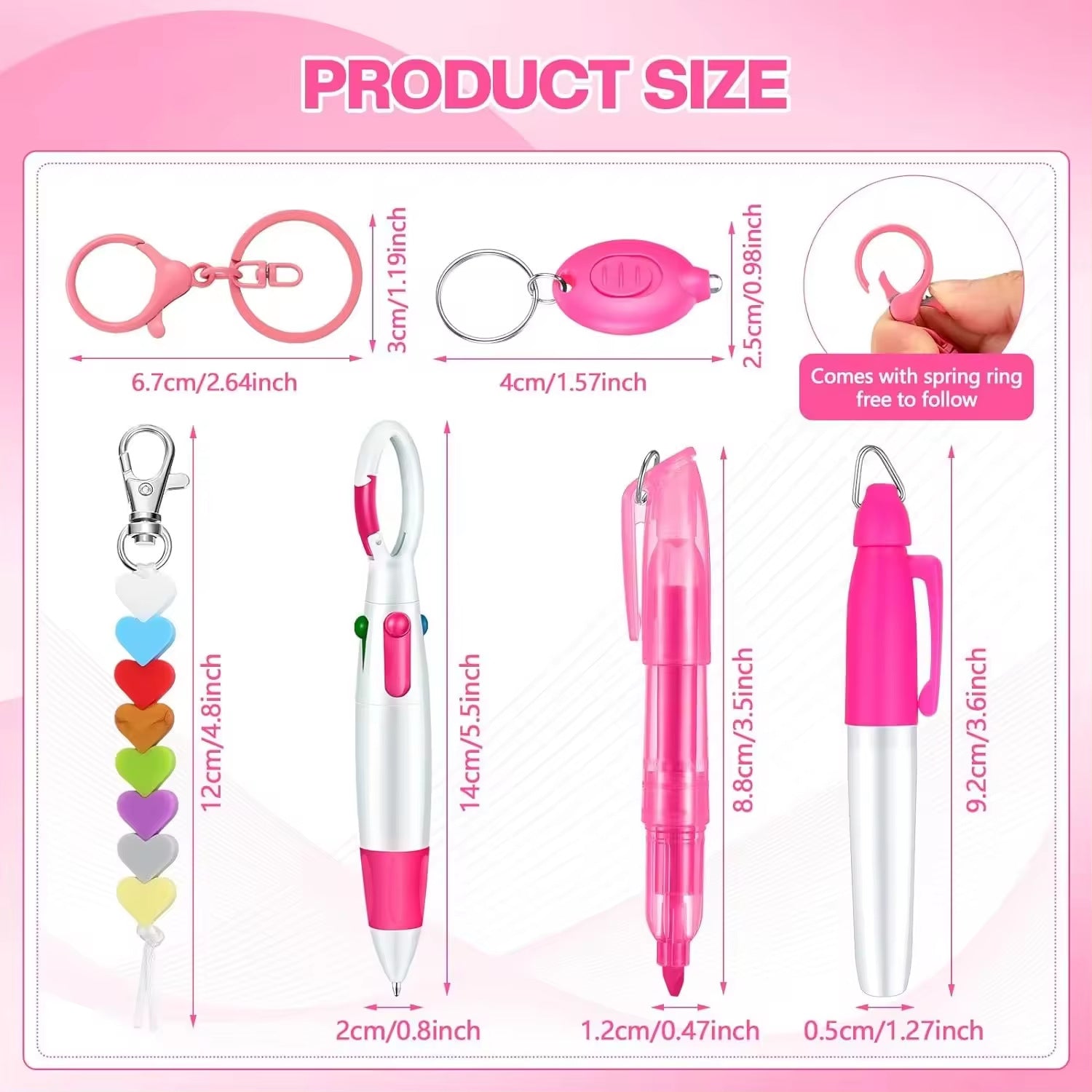 Wholesale Nurse Pen Mini Light Keychains Set ACC-KC-XinDing003