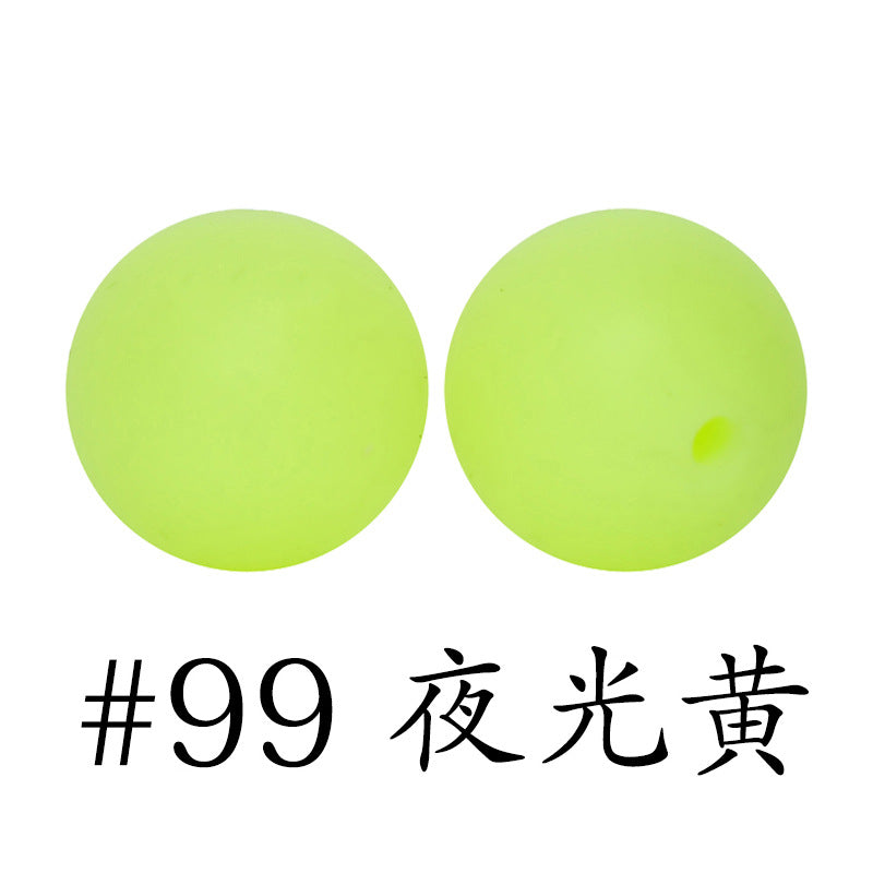 Wholesale 50pcs 15mm Western Style Leopard Skull Color Aztec Printed Silicone Balls Beads ACC-BDS-HeSheng008