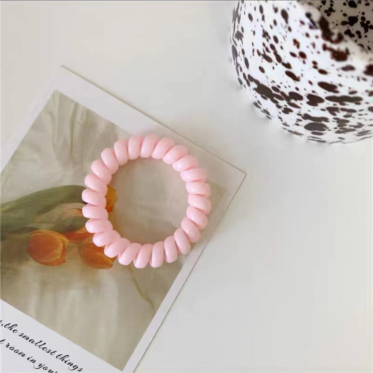 Wholesale 10pcs Candy Color Telephone Cord Hair Scrunchies ACC-HS-Huidi015