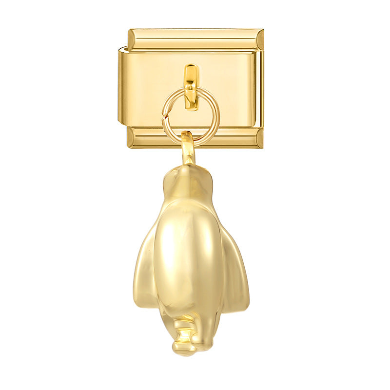 Wholesale  Italian Charm Bracelet 9mm DIY Creative Retro Stainless Steel Composable Bracelet