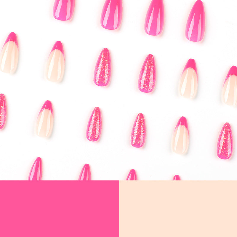 Wholesale 24 Pieces/box Glitter Cat Eye Nails Kits Nail Stickers ACC-NS-LeFan225