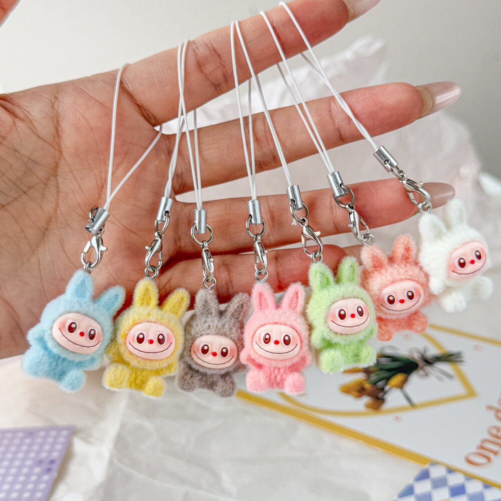 Wholesale Cute cartoon animal accessories pendant mobile phone chain