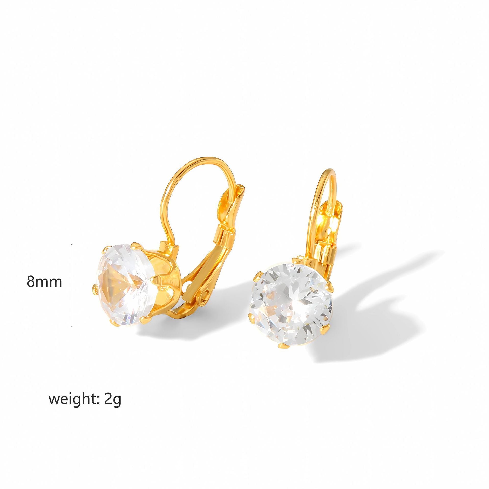 Wholesale Vintage Style 18K Gold Stainless Steel Earrings ACC-ES-LiQuan008