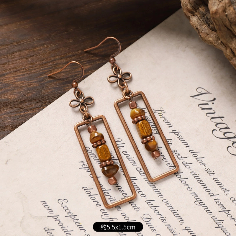 Wholesale Alloy Butterfly Bohemian Earrings Long Tassel Drop Earrings Fashion Accessory for Women Party Wear