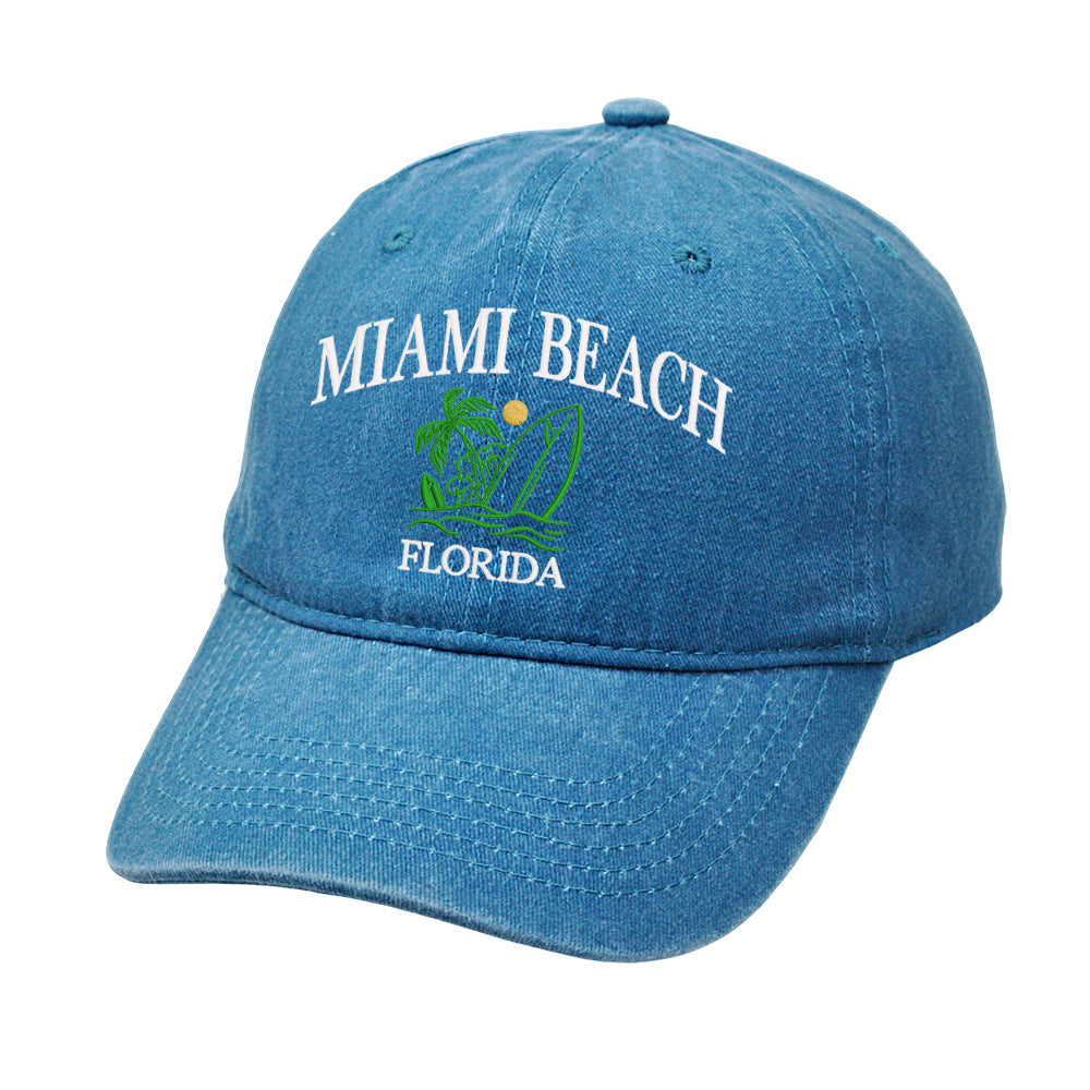 Wholesale Vintage Beach Hat Baseball Cap Embroidered Beach Cap ACC-HT-HaiPu003