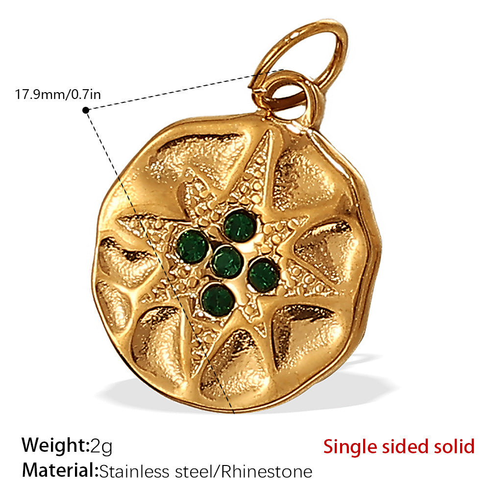 Wholesale Diamond-Encrusted Oil-Dropping Star Pendants Can Be DIY Bracelets and Necklaces