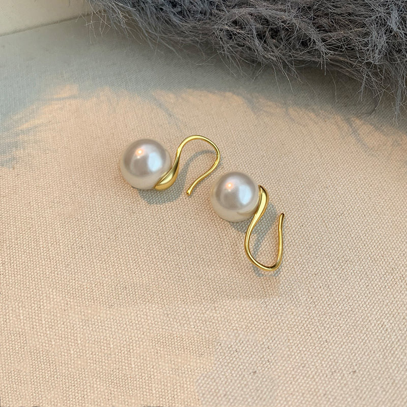 Wholesale high heels pearl earrings