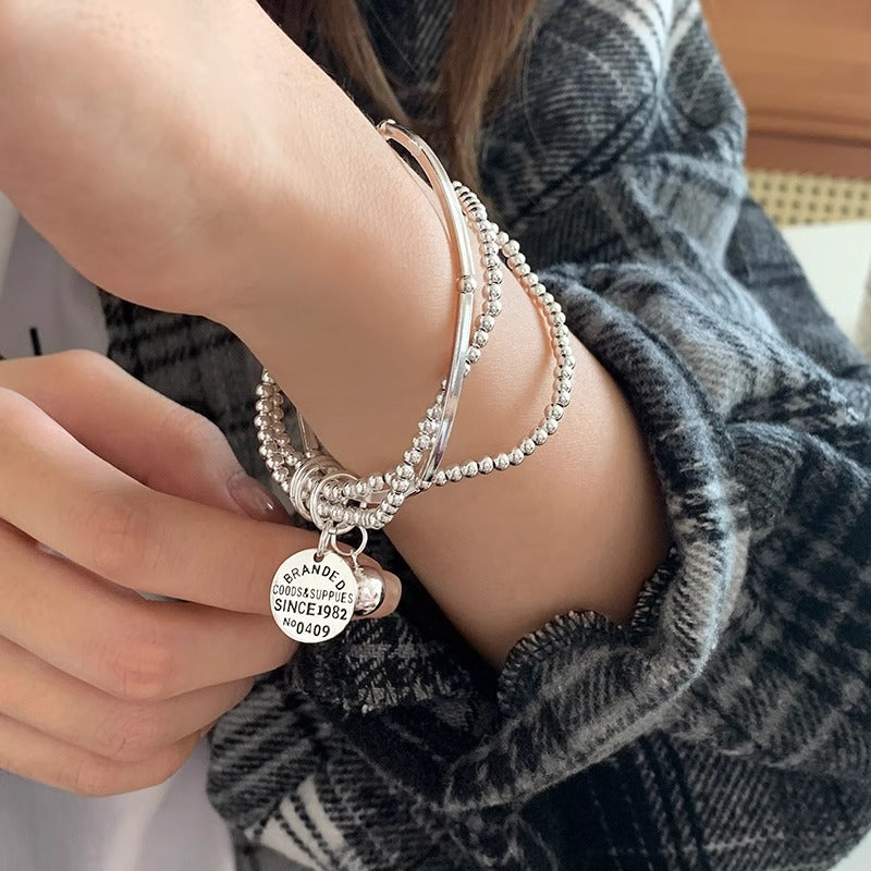 Wholesale 925 Sterling Silver Round Brand Bracelet