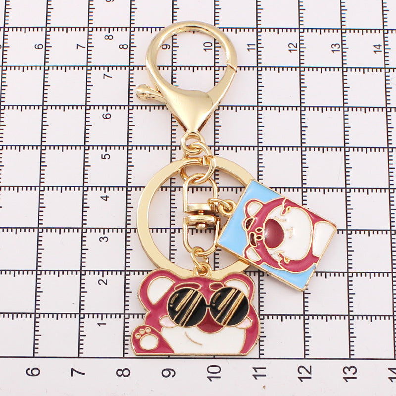 Wholesale Cartoon Cute Metal Keychains ACC-KC-liyao002