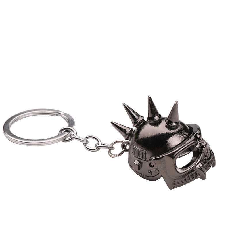 Wholesale Creative Skull Helmet Keychain