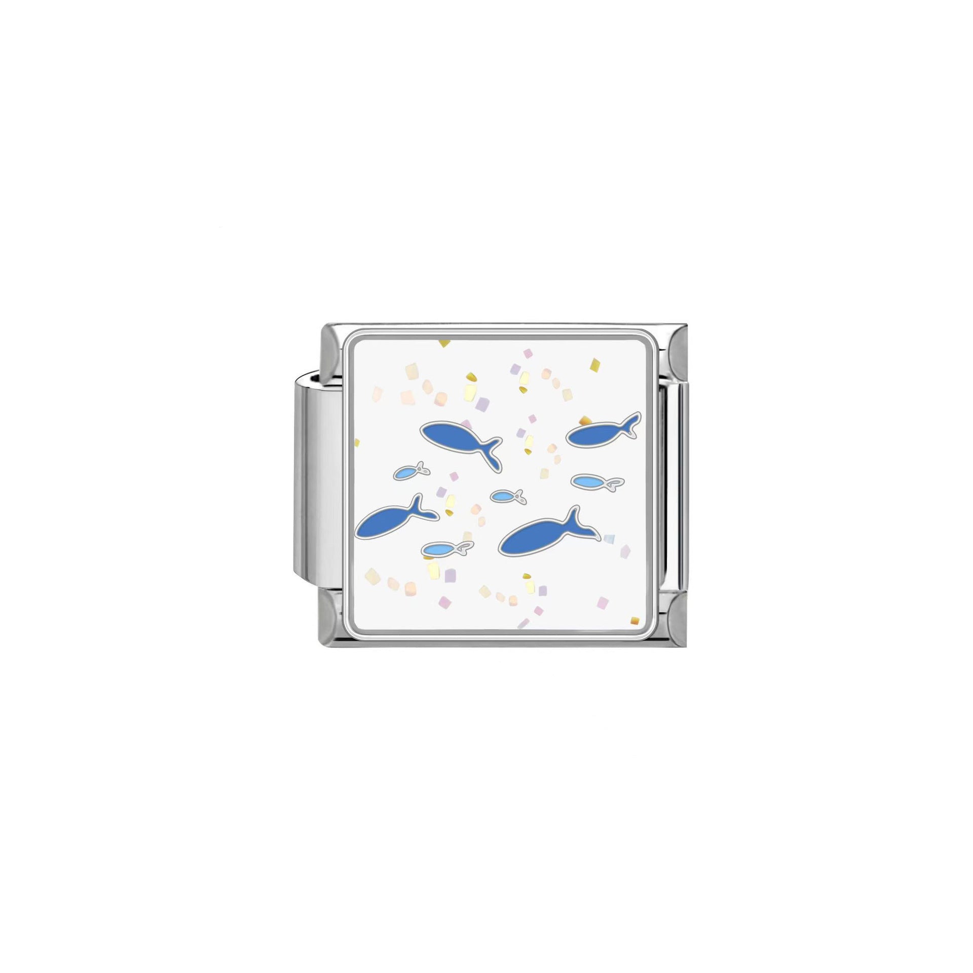 Wholesale Italian Charm Bracelet 9mm DIY Splicing Ocean Series Stainless Steel Composable Bracelet