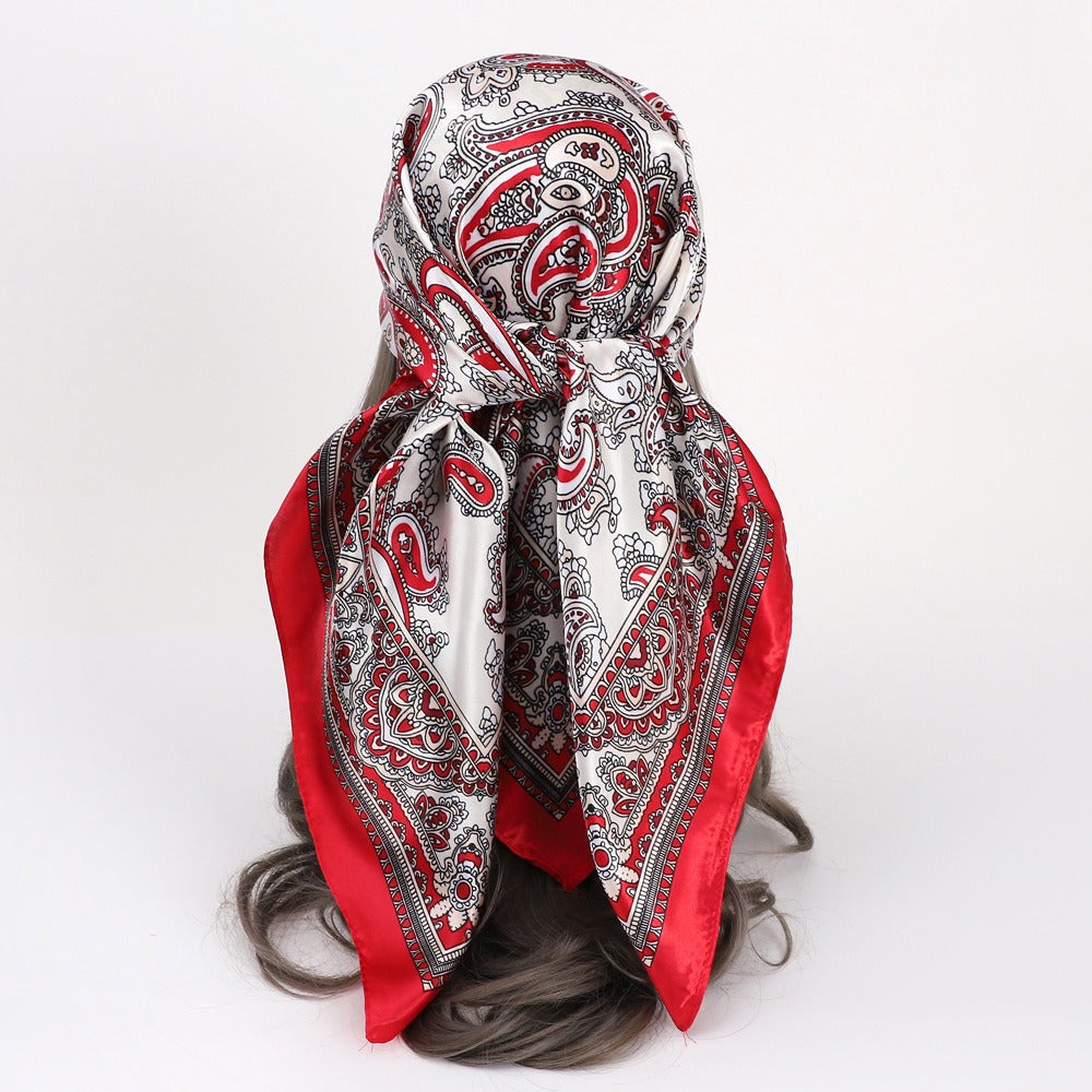Wholesale 90* 90CM square scarf silk scarf
