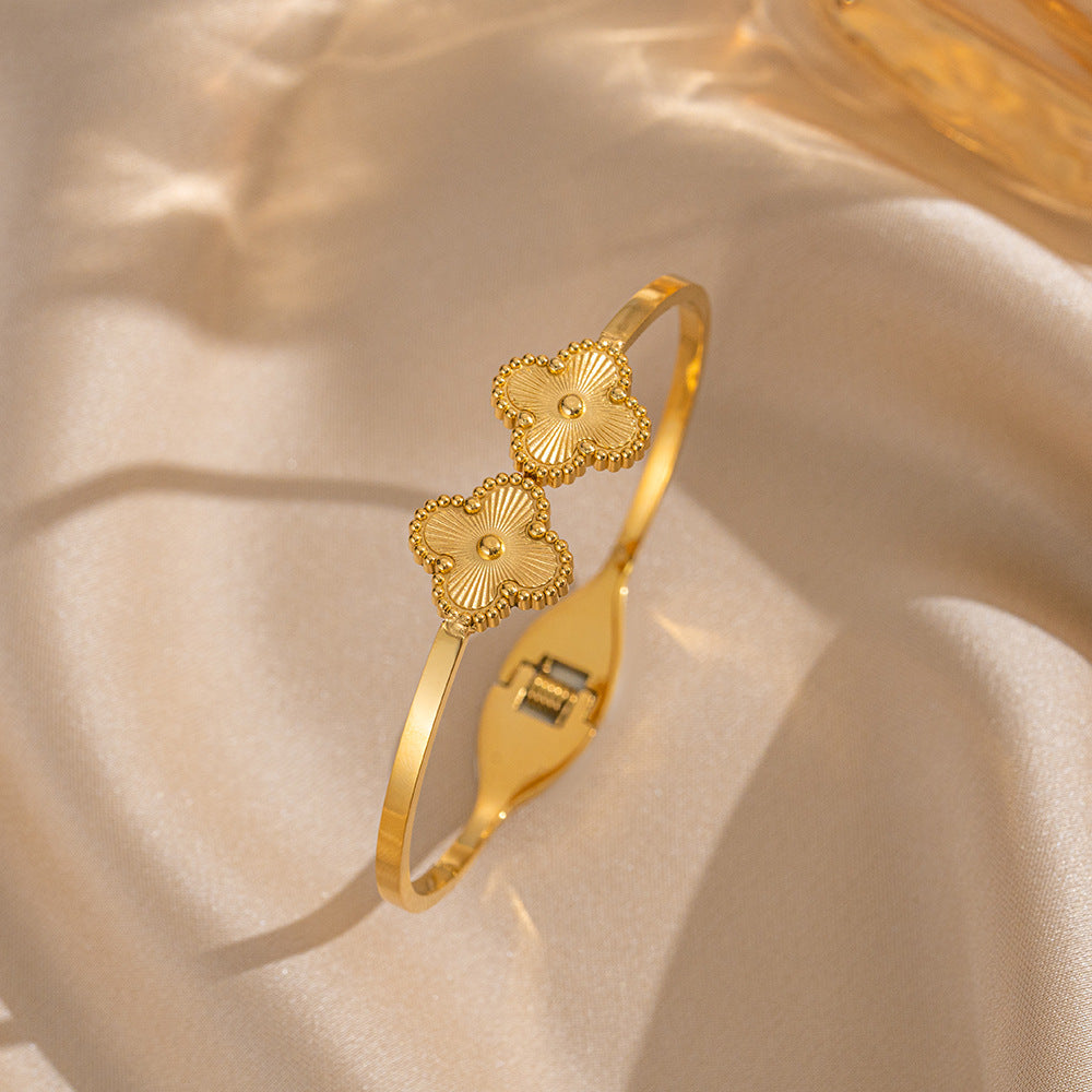 Wholesale Titanium Steel Diamond Bracelet ACCVIP-BT-KuCai016