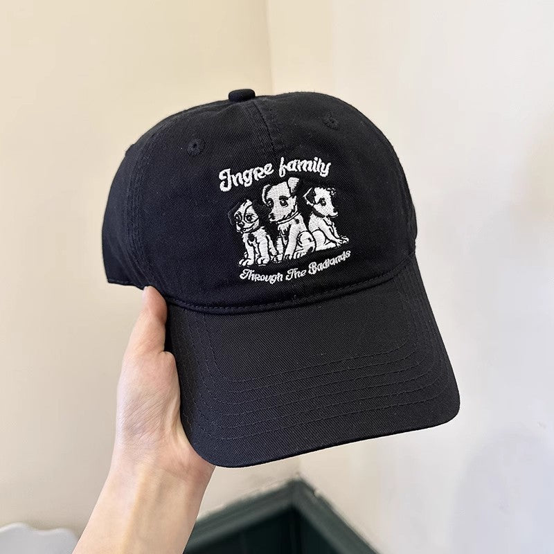 Wholesale Cute Cartoon Red Dalmatians American Vintage Baseball Cap