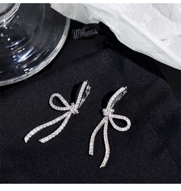 Wholesale Ribbon Bow Tassel Mosquito-repellent Incense Plate Ear Clip Earrings