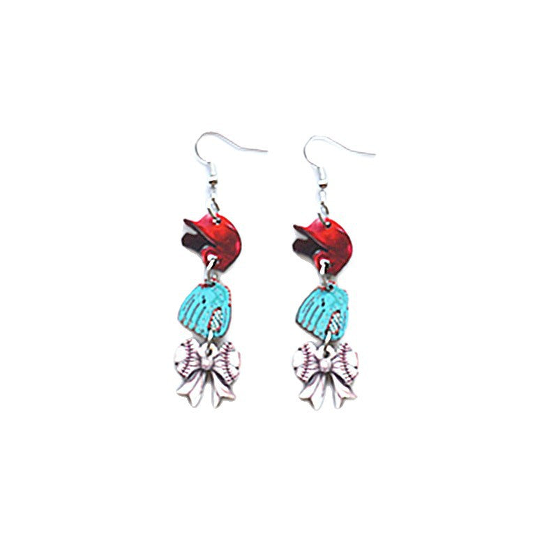 Wholesale sports series earrings