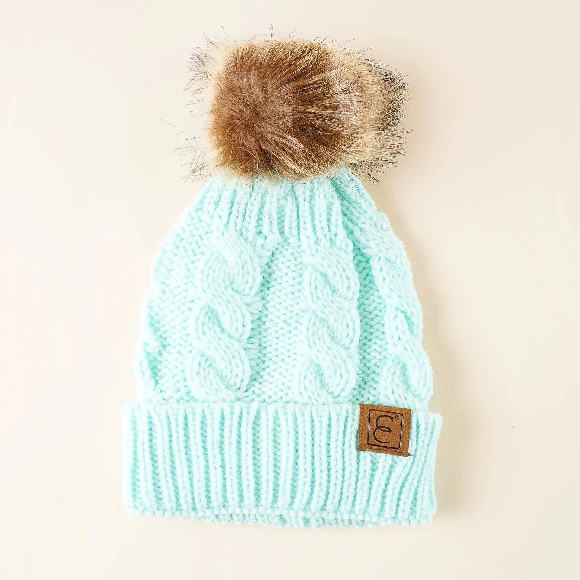 Wholesale Autumn Wool Ball Knitted Hat ACC-HT-Suli004