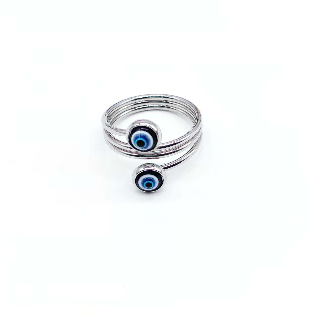 Wholesale Demon Eye Stainless Steel Open Adjustable Ring