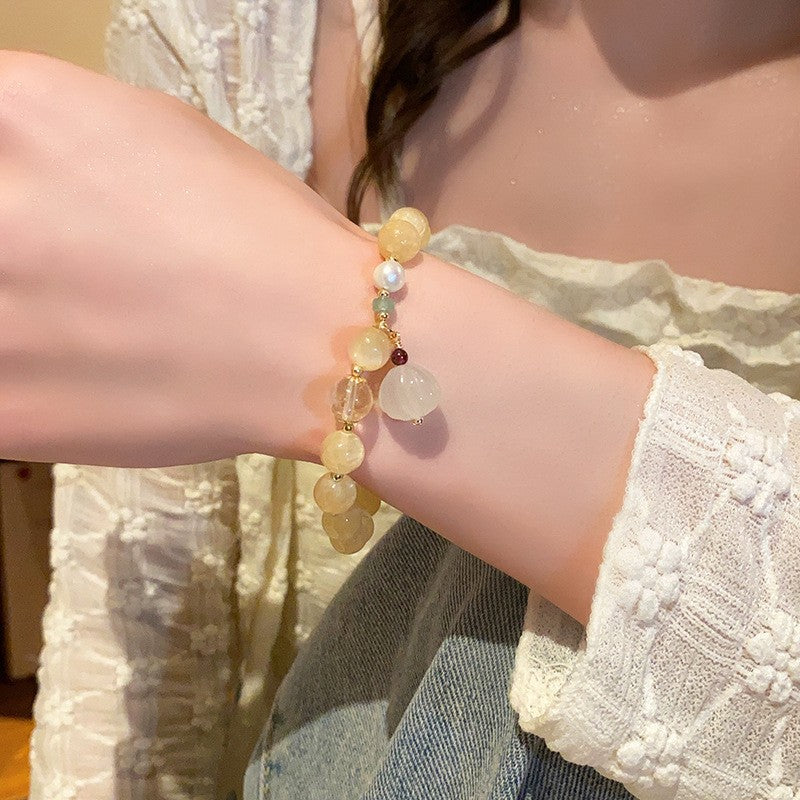 Wholesale Lotus Pendant Bracelet