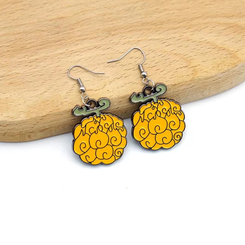 Wholesale Stainless steel burning surgery rubber devil fruit alloy necklace