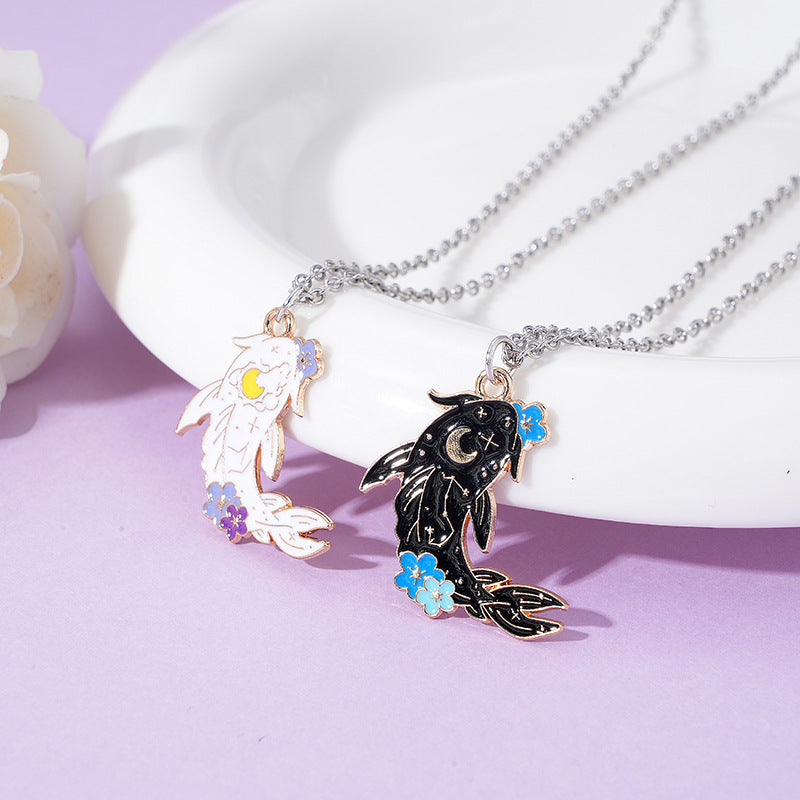 Wholesale couple girlfriends mother and daughter lighter cigarette love clavicle chain