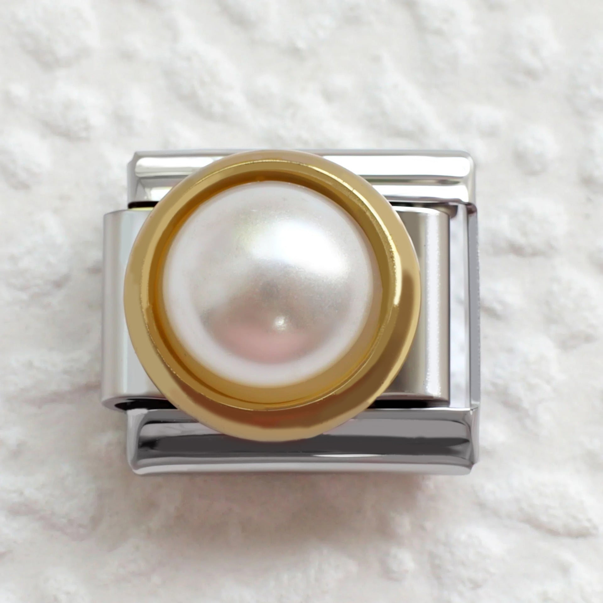 Wholesale  5pcs Italian Charm Bracelet 9mm DIY Splicing Animal Pearl Stainless Steel Composable Bracelet