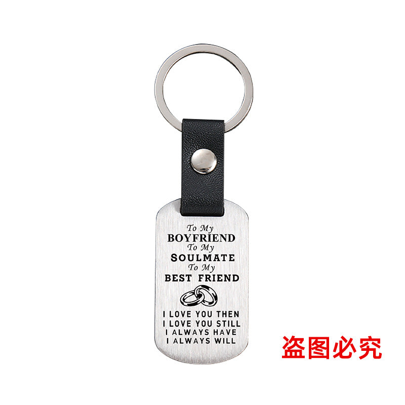 Wholesale Valentine's Day Metal Leather Keychains ACC-KC-GangGu026