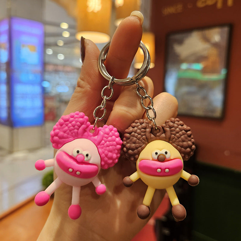 Wholesale Cartoon Monster PVC Soft Glue Keychains Cute Keychain ACC-KC-YiZhuo003