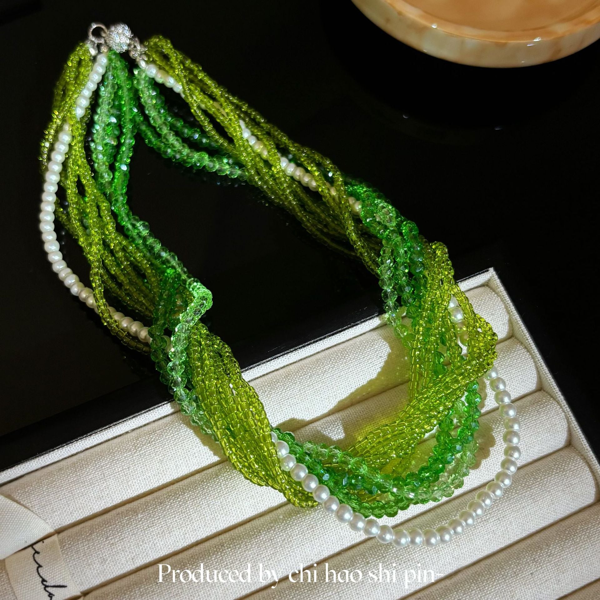 Wholesale Diamond Multi-layer Wrap Crystal Necklace