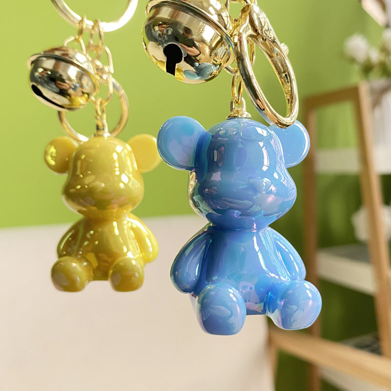 Wholesale Cartoon Magic Color Acrylic Bear Keychain Lanyard Keychain ACC-KC-YanG007