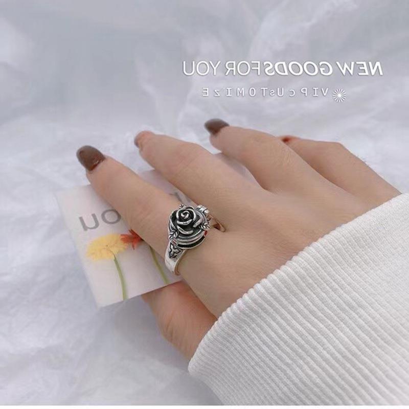 Wholesale Rose Open Adjustable Ring