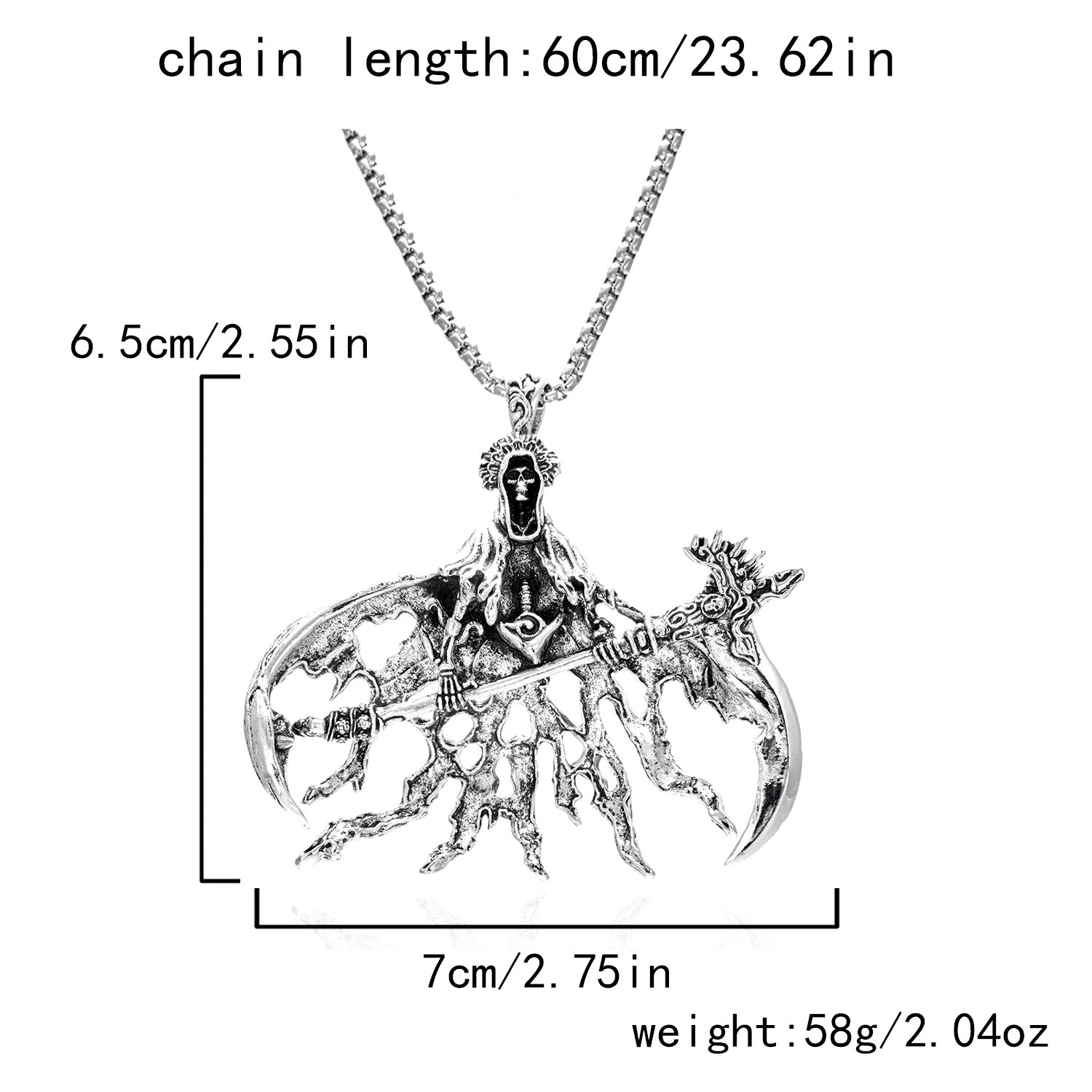 Großhandel Halloween -Schädel -Halskette