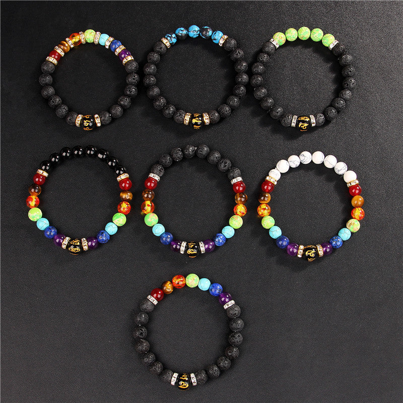 Wholesale Colorful Stone Beads Bracelet ACC-BT-Ruiz004