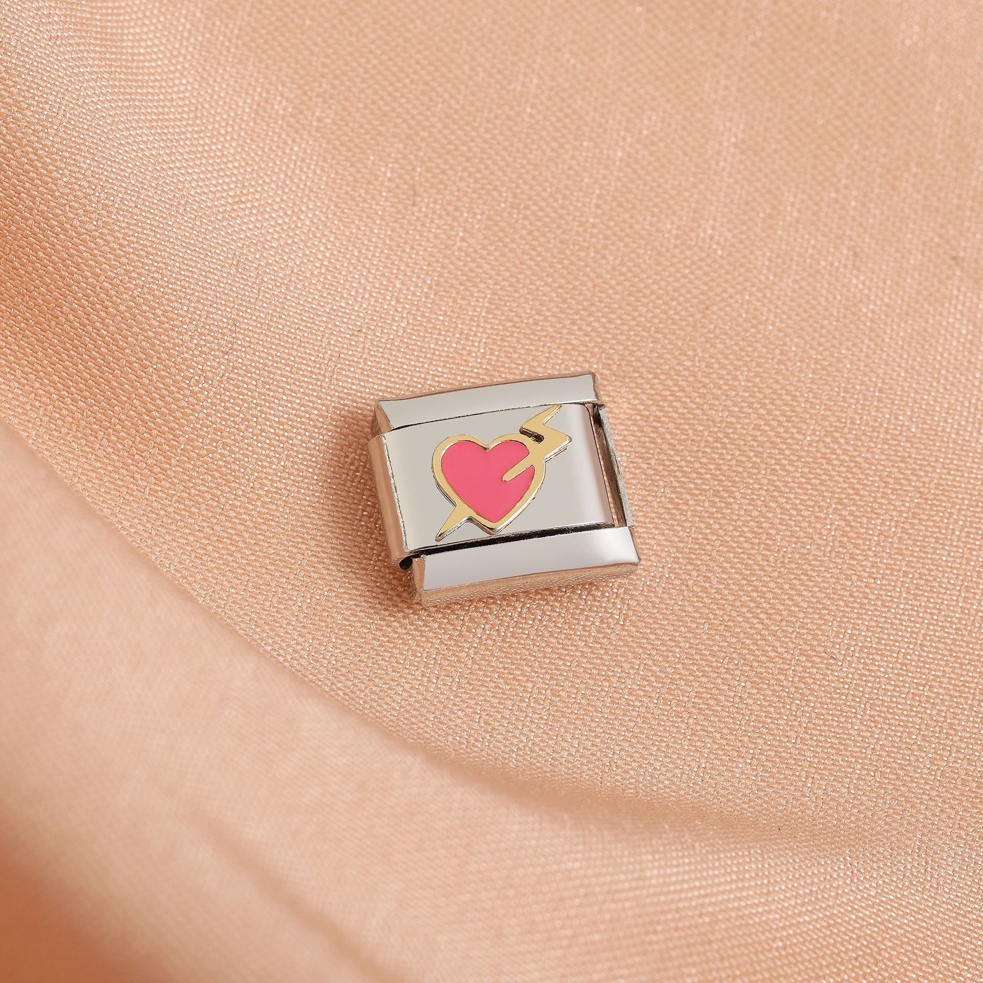 Wholesale Italian Charm Bracelet 9mm DIY Splicing Cute Creative Pattern Stainless Steel Composable Bracelet